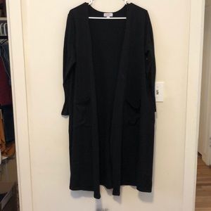 Lularoa black cardigan